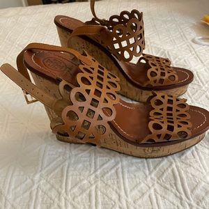 Gently worn Tory Burch Wedges. Size 6.5
